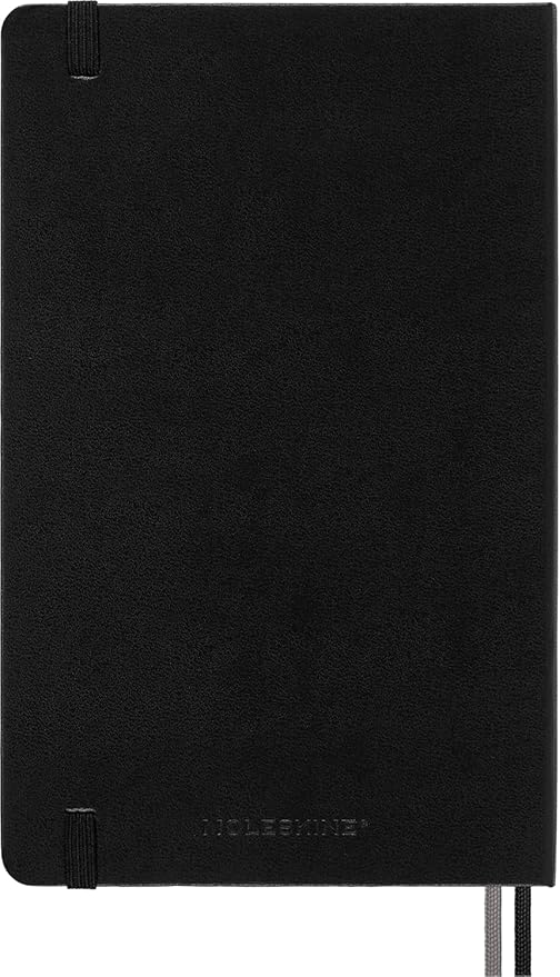 Moleskine Classic Expanded Notebook, Hard Cover, Large (5" x 8.25") Ruled/Lined, Black, 400 Pages