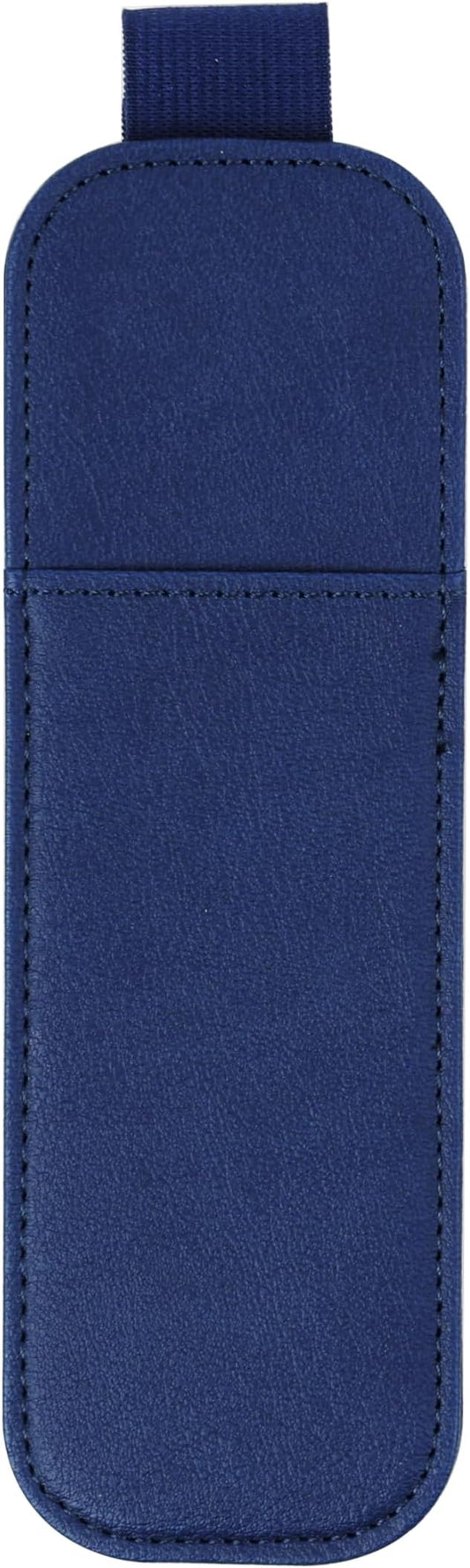Erin Condren Midnight Adjustable Elastic Band Pen Holder, Vegan Leather Pen Holder with Adjustable Elastic Strap to Attach to and Secure Planners and Books, Holds Up to 3 Pens, Markers