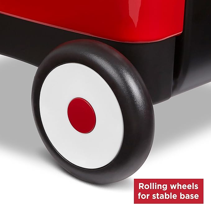 Radio Flyer My 1st Wagon with Teddy Bear, Red Amazon Exclusive