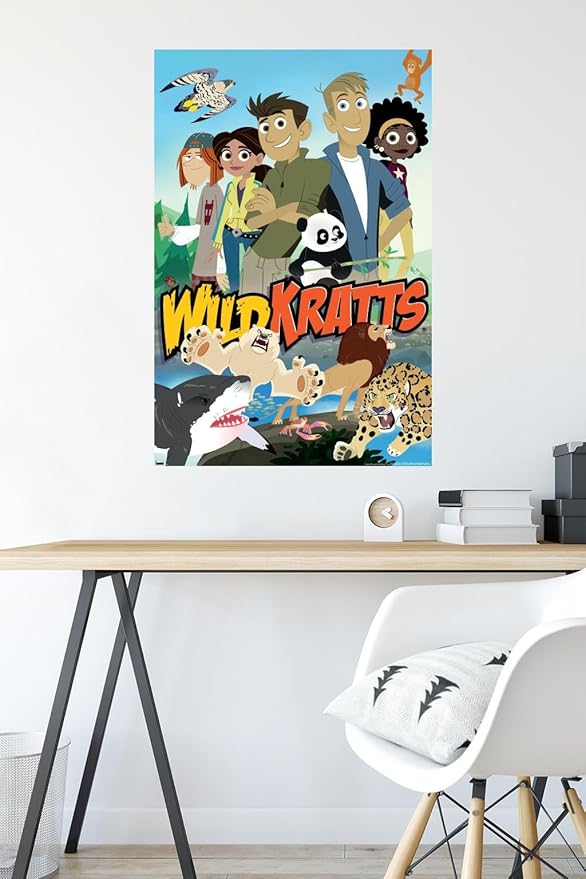 Wild Kratts - Group Wall Poster, 34L" x 22.4W", Premium Unframed Version