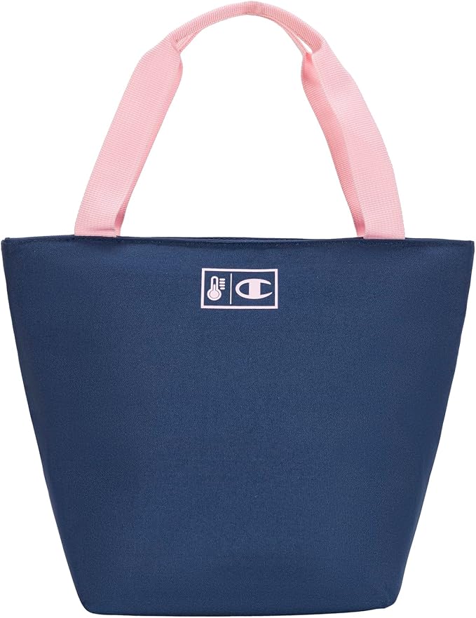 Champion Fresh Tote Lunch Kit, Navy/Pink, OS