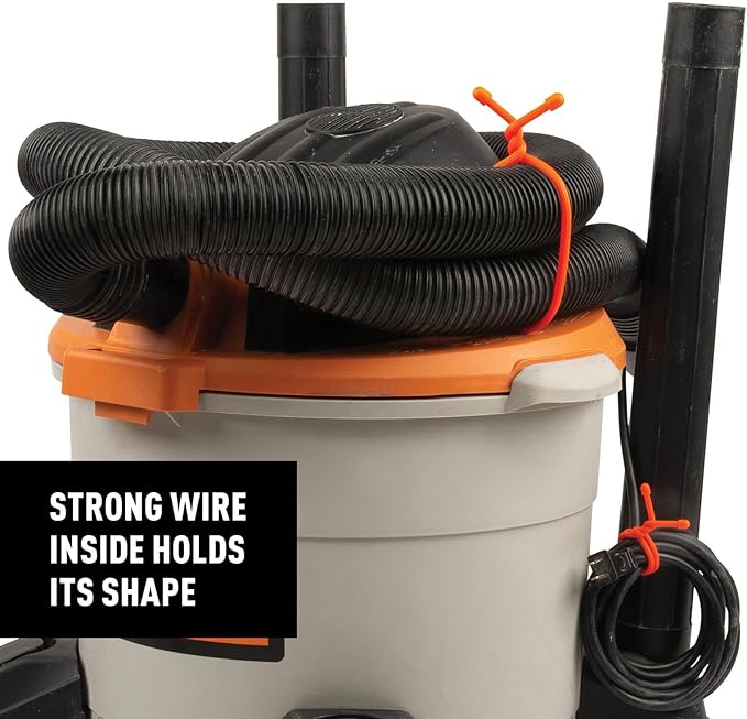 Nite Ize Gear Tie Original Reusable Rubber Twist Tie - Strong Bendable Wire for Indoor & Outdoor Use - Durable Rubber Exterior - Waterproof, UV-Resistant & Flexible Organizer - 24 inch (3 Pack)