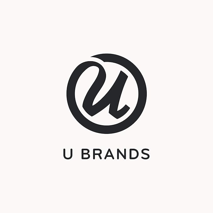 U Brands Fine Tip Liquid Glass Whiteboard Markers with Eraser for Glass Boards, Dry Erase Boards, and Chalk Boards, Assorted Bright Colors, Set of 12
