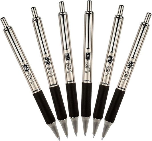 Zebra Technologies ZEB29210 - Zebra Pen F402 Retractable Ballpoint Pen