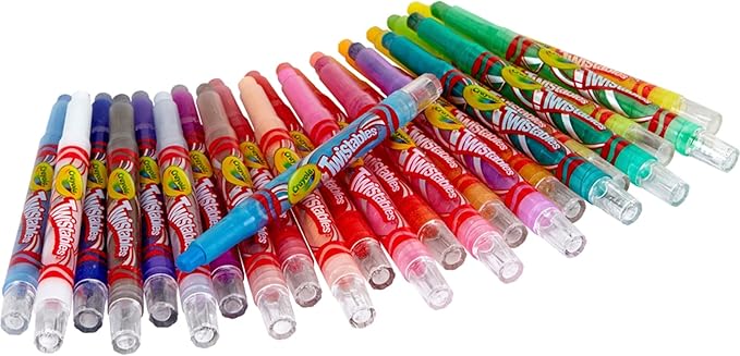 Crayola 52-9724 Mini Twistables Crayons 24 Piece Assortment