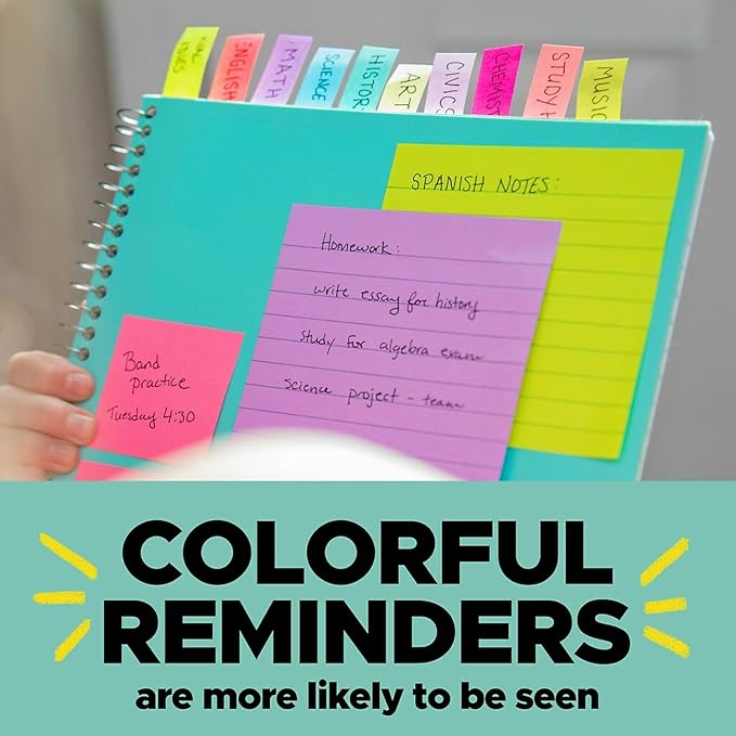 Post-it 680BB2 Standard Page Flags in Dispenser, Bright Blue, 100 Flags/Dispenser