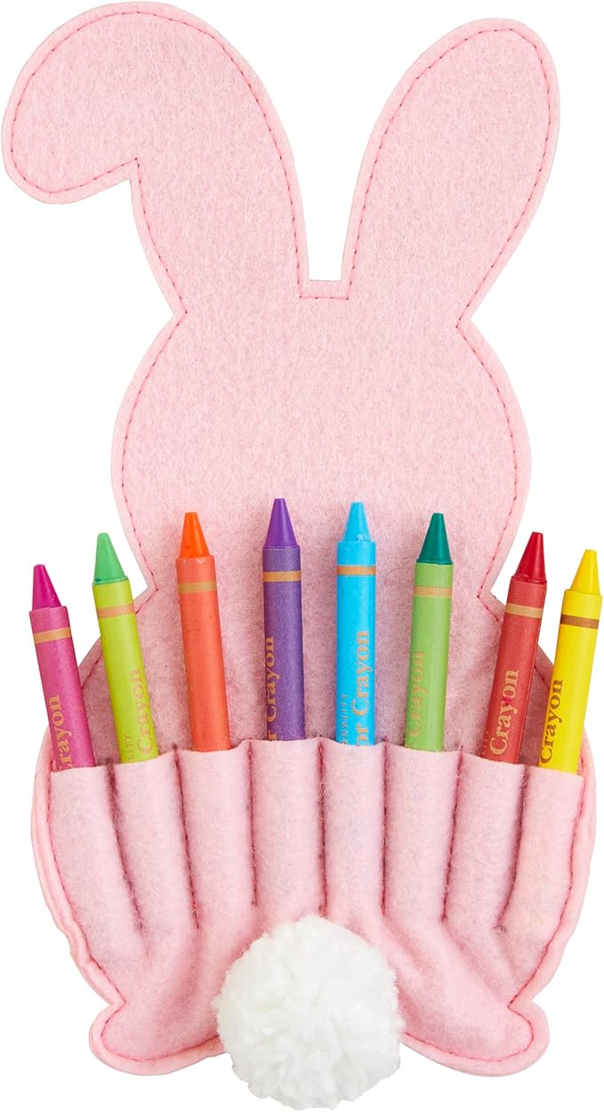 Mud Pie Kids Easter Crayon Holders, Pink