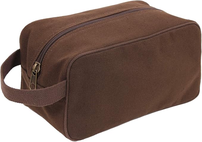 Rothco Heavyweight Canvas Travel Dopp Kit - Shave and Shower Toiletry Organizer