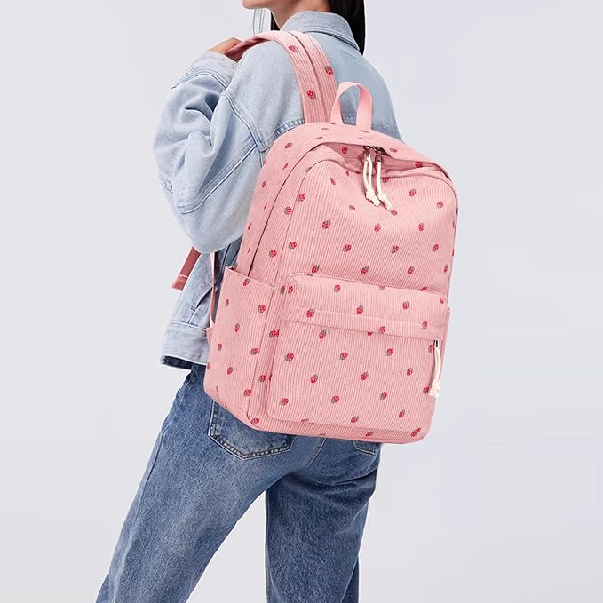 Bluboon School Backpack Set Girls Womens Laptop Bookbag Casual Daypack Fits 15 inch Laptop with Lunch Tote Bag and Pencil Bag