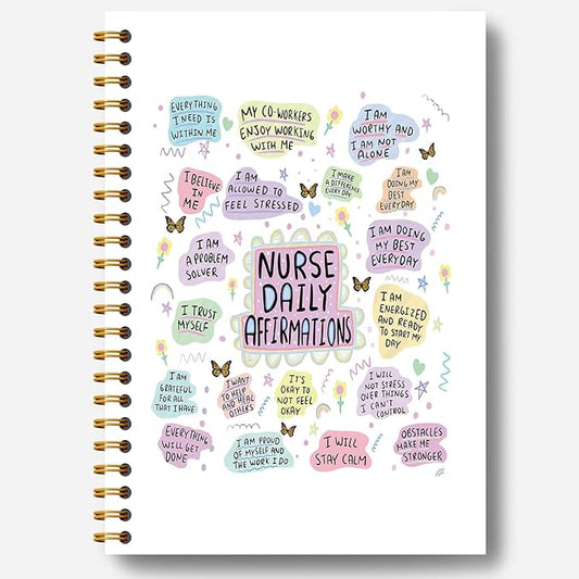 Guymn Nurse Notebook Journal, Nurse Appreciation Gifts, Nursing Notebook, Nursing Medical Gifts Hardcover Spiral Notebooks 5.5x8.3 Inch