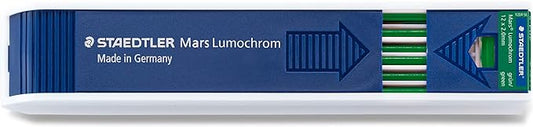 Staedtler Mars Lumochrom 204 - Case of 12 Drawing Leads 2 mm Green
