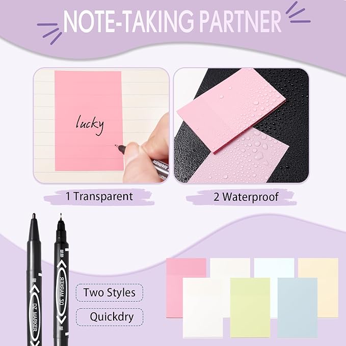 XKDOUS 58 Pcs Bible Study Supplies Journaling Kit for Women, Bible Study Kit Includes Highlighters, Pens, Tabs, Stickers & More for Journaling. Great for Note-Taking, Enhancing Scripture Study