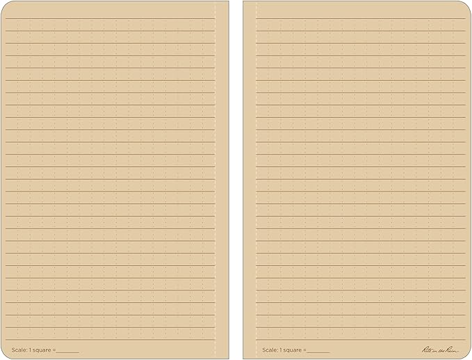 Rite in the Rain Weatherproof Leader Book, 4.625” x 7”, Tactical Tan Soft Cover, Universal Pattern with Army Reference Material (No. 980T)