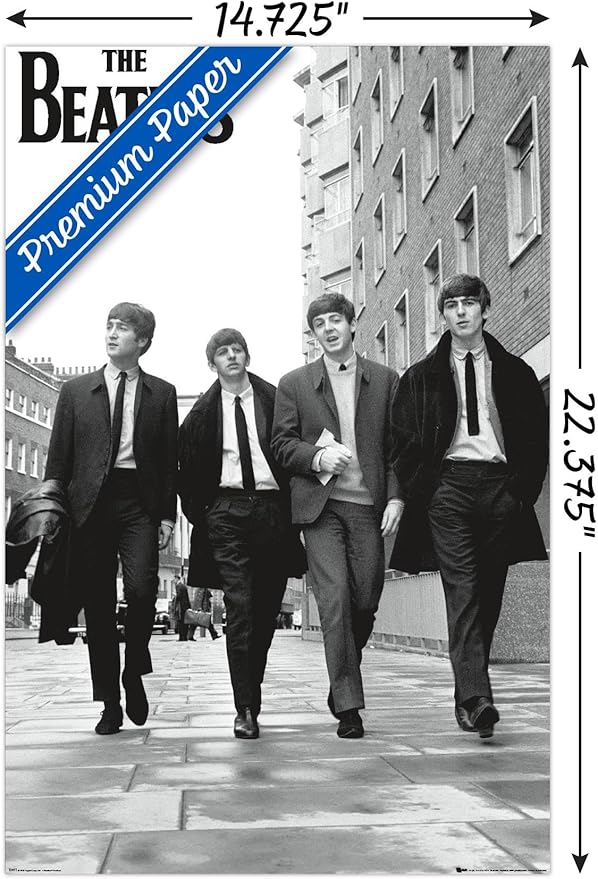 Trends International The Beatles - In London Wall Poster, 22.4L x 14.7W, Premium Unframed Version