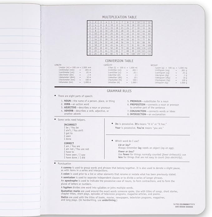 Mead Composition Notebook, 6 Pack, Wide Ruled Paper, 7-1/2" x 9-3/4", 100 Sheets per Comp Book, Assorted Colors (950054-ECM)
