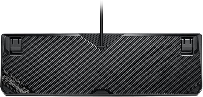 ASUS ROG Strix Scope RX Gaming Mechanical Keyboard, Red Optical Switches, USB 2.0 Passthrough, 2X Wider Ctrl Key, Aura Sync, Armoury Crate RGB Lighting, Black