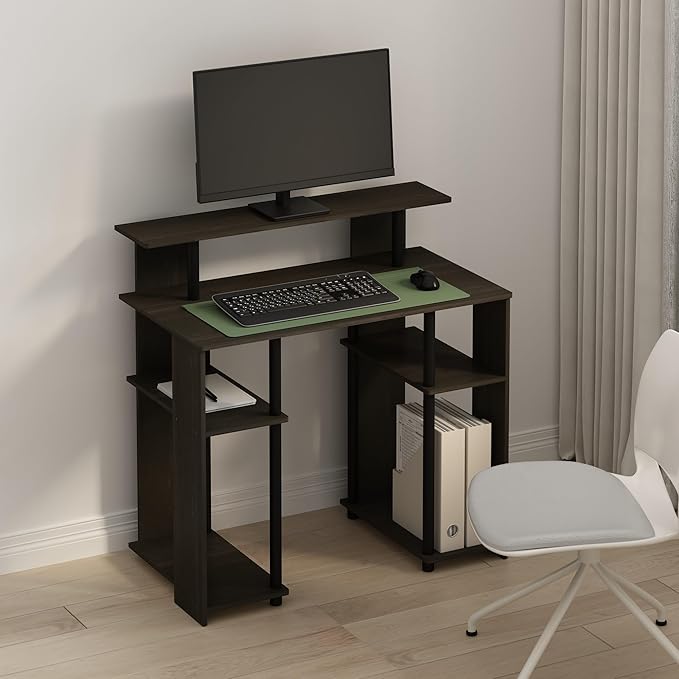 Furinno Turn-N-Tube 3-Tier Toolless Multipurpose Printer Stand Display Storage Shelf