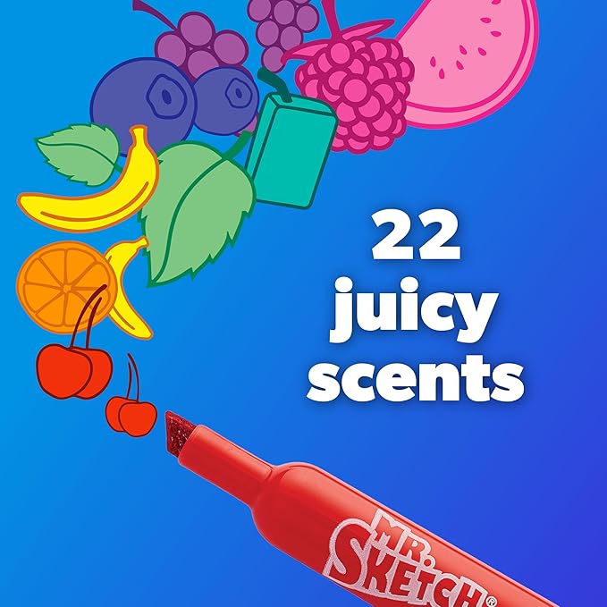 Mr. Sketch® Scented Markers, Class Pack, Assorted Colors, Pack Of 192