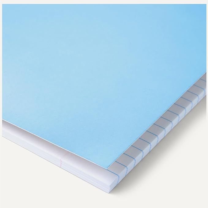 Amazon Basics College-Ruled Spiral Notebook, For Work and School, 70 Sheets, 8" x 10.5", Assorted Pastel Solid Colors, 5-Pack