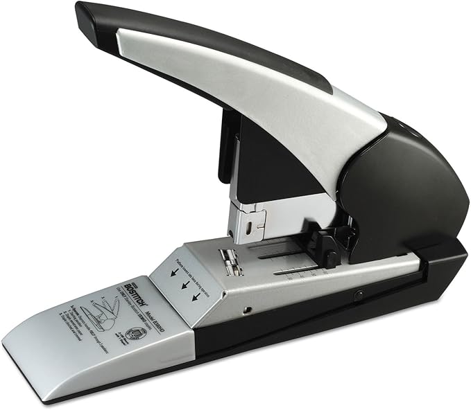 Bostitch Office Auto 180 Xtreme Duty Automatic Stapler, 2-180 Sheets, Silver/Black (B380HD)