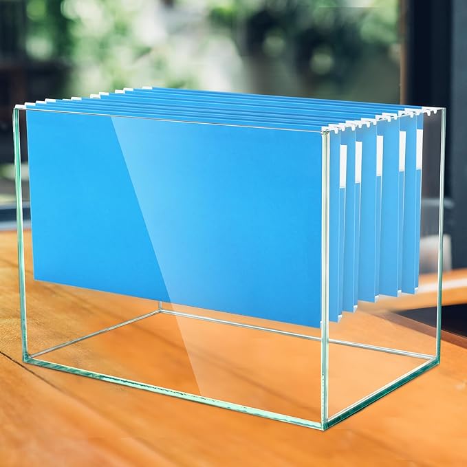 20 Pack Extra Capacity Hanging File Folders with Tabs Reinforced Legal Size Hanging Folders Expandable, Heavy Duty 2 Inch Expansion Designed for Bulky Files Medical Charts(Blue)