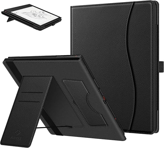 Fintie Case for 10.3" Boox Note Air 5 C (2025)/ Note Air4 C (2024)/ Note Air3 C/ Air3 B/W (2023) Tablet ePaper -Premium PU Leather Stand Cover Auto Sleep/Wake with Card Slot & Pen Holder, Black