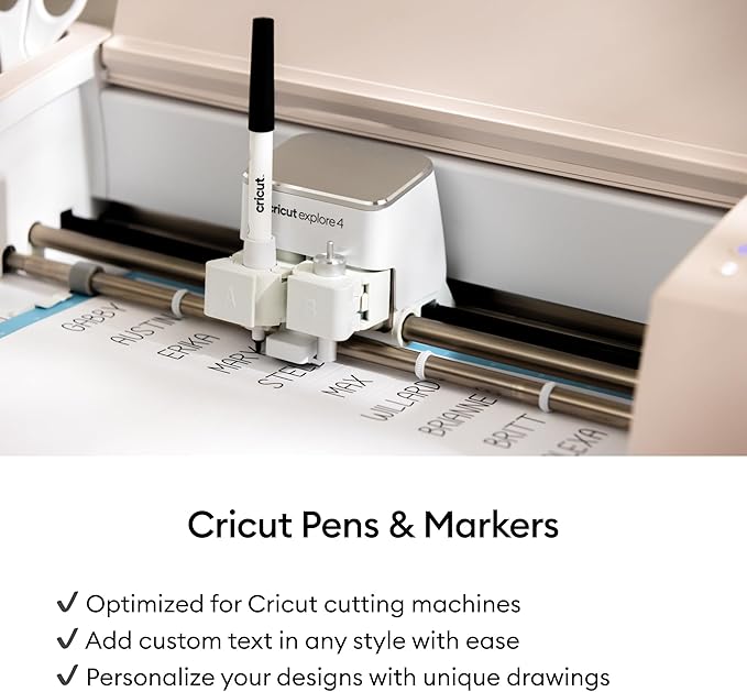 Cricut® Dual-Sided Markers, Ultimate Marker Set (22 ct) - 1.0mm Marker Tip + 0.4mm Fine Point Pen Tip - For use with Maker, Explore, & Venture Machines