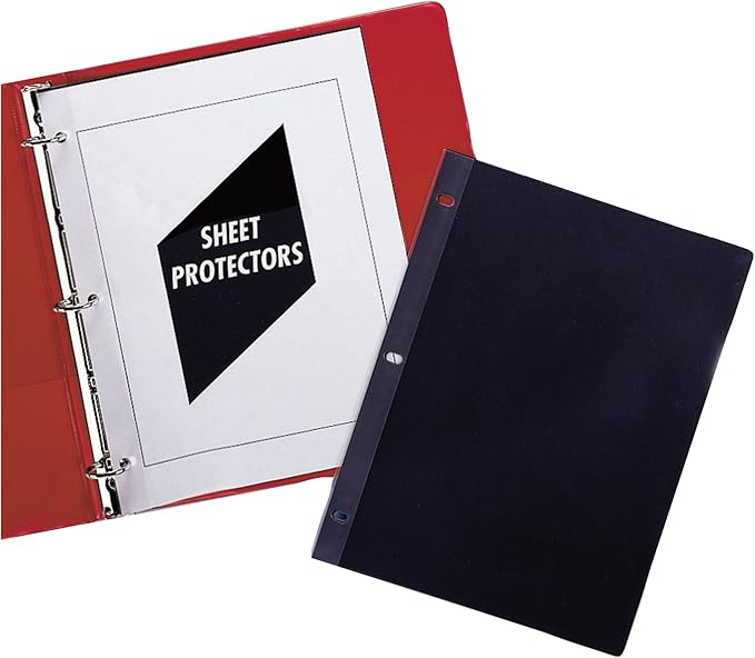 C-Line Traditional Polypropylene Sheet Protectors, Heavyweight, 11 X 8.5, 50/box