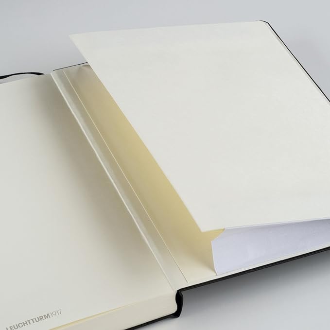LEUCHTTURM1917 - Notebook Hardcover Medium A5-251 Numbered Pages for Writing and Journaling (Lemon, Dotted)