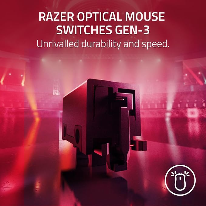 Razer Viper V3 Pro Wireless Esports Gaming Mouse: Symmetrical - 54g Lightweight - 8K Polling - 35K Optical Sensor - Gen3 Optical Switches - 8 Programmable Controls - 95 Hr Battery - Sentinels Edition