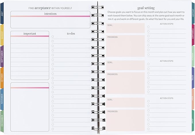 INSPIRED BY ERIN CONDREN 12M A5 Weekly Planner (January 2026 - December 2026) - Leopard cover