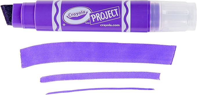 Crayola XL Poster Markers, Assorted Bright Colors, School Supplies, 4Count