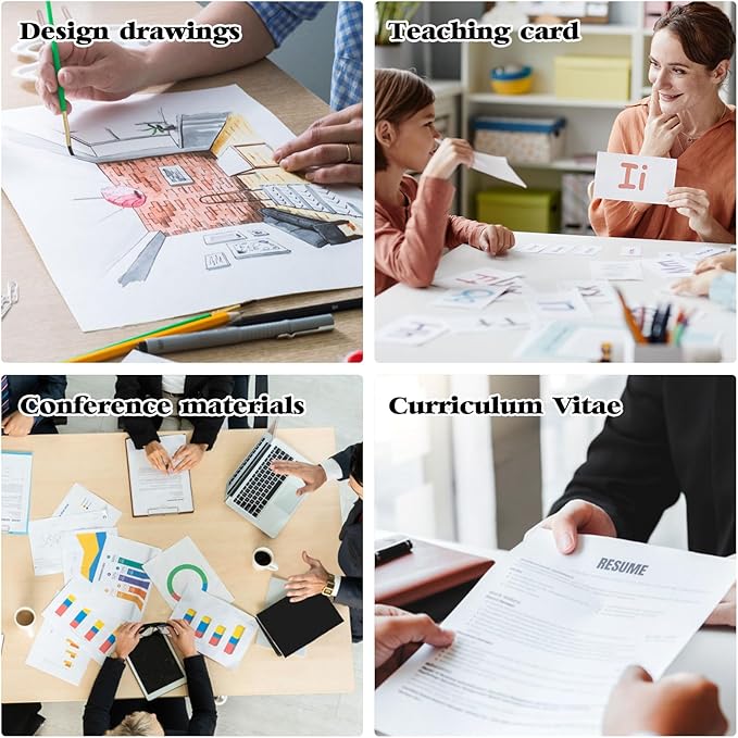 8.5" x 11" Hard Plastic Sheet Protectors, Rigid Clear Waterproof Protectors, Paper Sleeves Photo Plastic Sleeves (14 Pack)