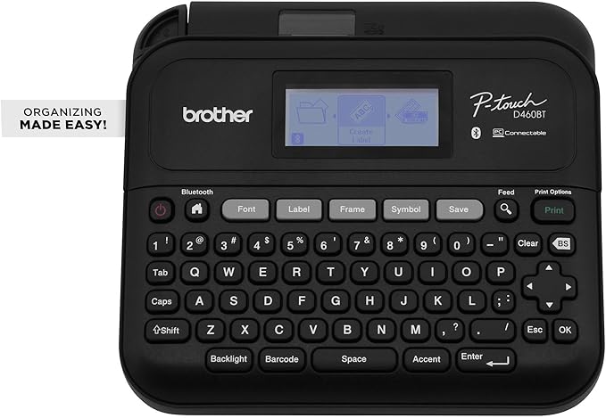 Brother P-Touch PT-D460BTVP Business Expert Connected Label Maker | Connect and Create via Bluetooth®-on TZe Label Tapes up to ~3/4 inch