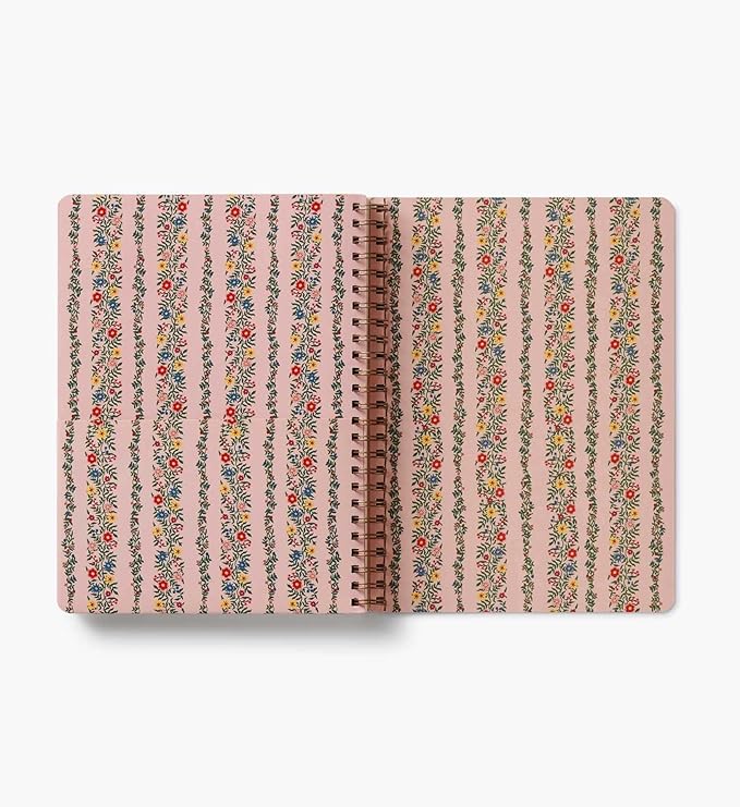 RIFLE PAPER CO. Rosette Spiral Notebook