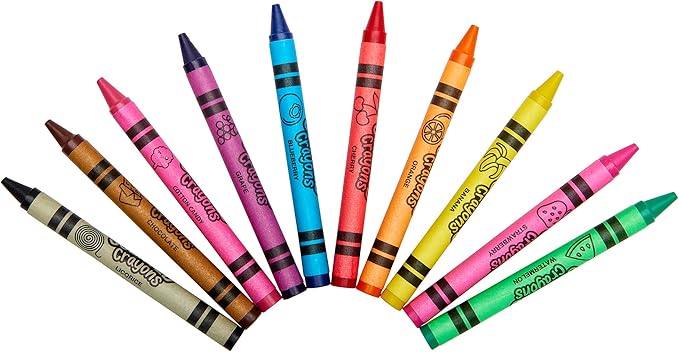 Cra-Z-Art Scented Crayon Bulk Pack 400ct 10 Assorted Colors & Delicious Scents, Great For Back To School, In Classroom & Supply Room For Teachers, Birthday Party Favor Bags