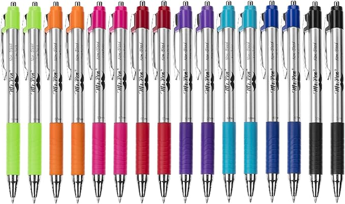 Mr. Pen- Bible Pens No Bleed Through, 16 Pack, Assorted Color, Bible Journaling Pens