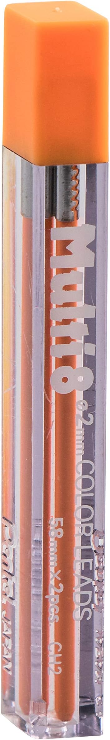 Pentel Arts 8 Colour Refill Lead, Assorted Colors, 4 Pack (CH2BP4M1)