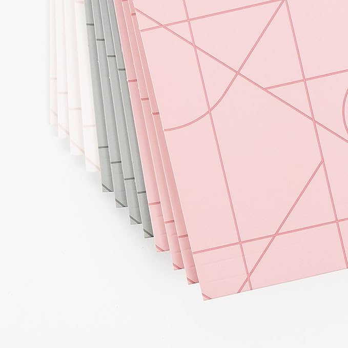 U Brands Modern + Pretty Hanging File Folders, Letter Size, 12 Pack, Assorted Colors, Modern File Folder Set, for Home, Office, Desk, and Filing Cabinet Organization