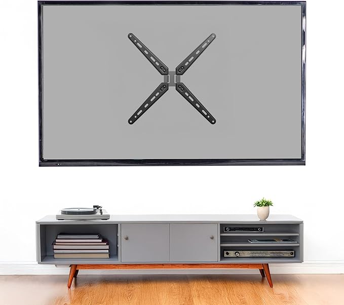 VIVO Steel TV Mount Adapter Brackets for Screens 32 to 55 inch LCD LED, Conversion Plate Kit, Adds 300mm of VESA Extension, MOUNT-AD600B