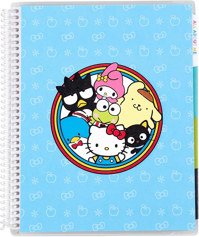 Erin Condren 2020 Kids Planner, 7 x 9 inches, Hello Kitty & Friends Theme, 12-Month Undated Planner & Activity Book, Interchangeable Covers, Sticker Sheets Included