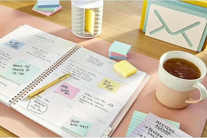 Post-it Mini Notes, 1.5 in x 2 in, 24 Pads, America's #1 Favorite Sticky Notes, Canary Yellow, Clean Removal, Recyclable (653-24VAD-B)