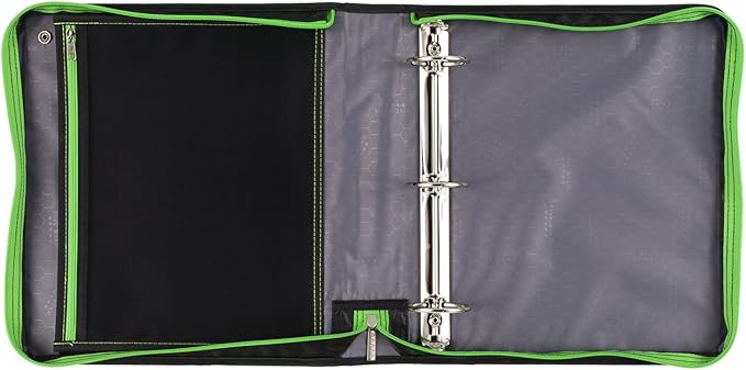 Five Star Sewn Zipper Binder, Fabric, 2 Inch 3 Ring Binder With 4 Inch Capacity, Assorted Colors, Color Selected For You, 1 Count (Pack of 1)
