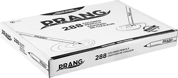 Prang Colored Pencils Classroom Pack, Assorted Colors, 3.3 mm Core, 288 Count
