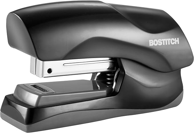 Bostitch Office Heavy Duty Stapler, 40 Sheet Capacity, No Jam, Half Strip, Fits into The Palm of Your Hand, for Classroom, Office or Desk, Black, Pack of 9
