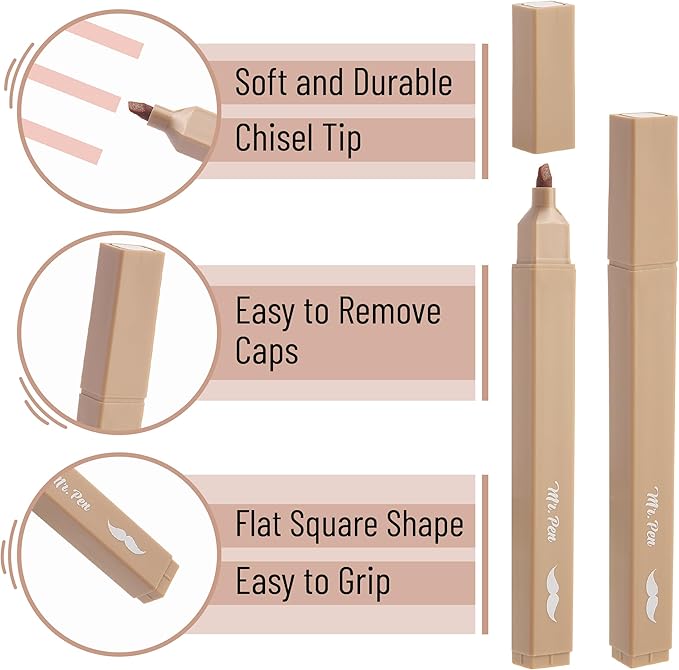 Mr. Pen Aesthetic Highlighters, 12 pcs, Chisel Tip, Vintage & Cute Assorted Colors, Bible Highlighters No Bleed
