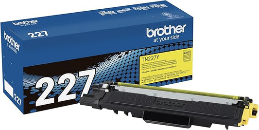 Brother Genuine TN227Y, High Yield Toner Cartridge, Replacement Yellow Toner, Page Yield Up to 2,300 Pages, TN227, Amazon Dash Replenishment Cartridge, 15.3 x 4.1 x 6.1 inches