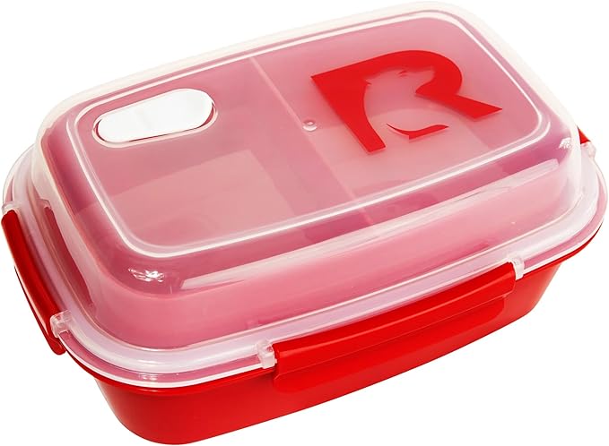 RTIC 5 Compartment Lunch Containers, Hot Food Container with Lid for Adults, Microwave Safe Divided Snack Lunch Box for Work or Travel, Reusable, BPA Free with Vent Space