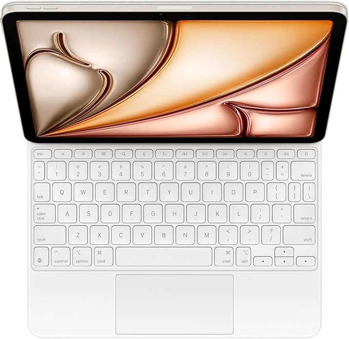 Apple iPad Magic Keyboard Case for iPad Air13-inch (QWERTY English) White (Renewed)