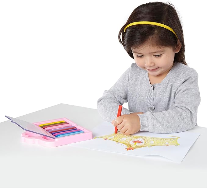 Melissa & Doug Princess Crayon Set - 12 Colors